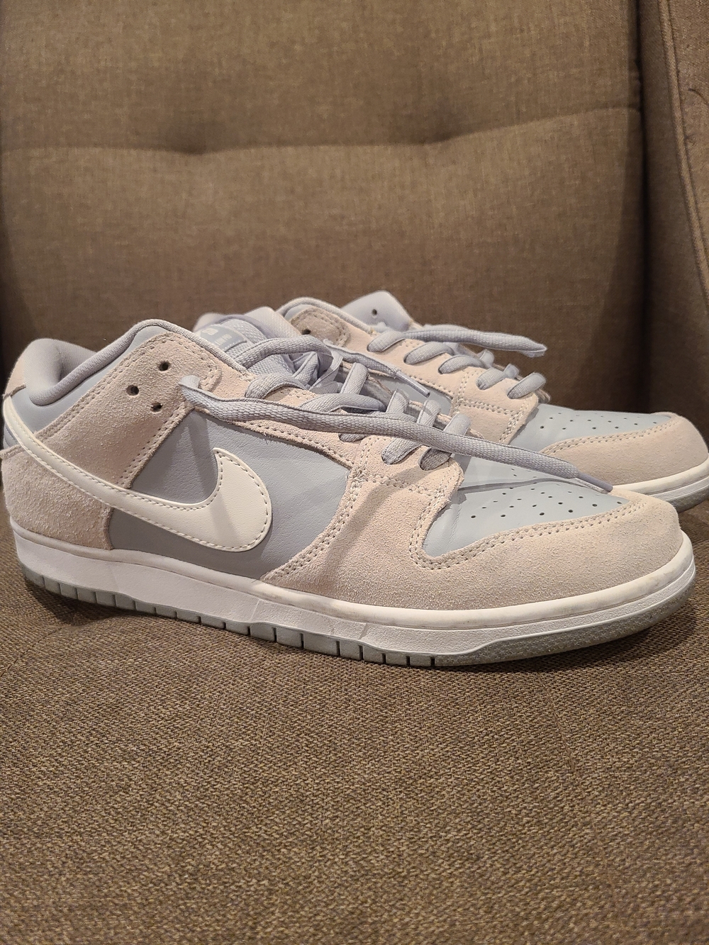 Nike SB Dunk Low TRD "Summit White / Wolf Grey" sneakers - size 12.5